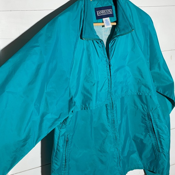 VINTAGE Land's End Men's Windbreaker MEDIUM - Picture 3 of 4